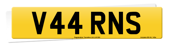 Registration number V44 RNS